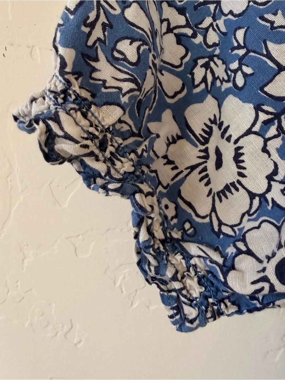 J.Crew Linen Blend Floral Button-Up Top Size S